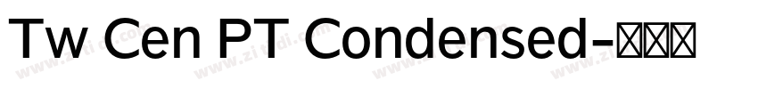 Tw Cen PT Condensed字体转换
